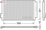 Kondensaator,kliimaseade DENSO DCN09043