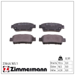 Piduriklotsi komplekt,ketaspidur ZIMMERMANN 23646.165.1