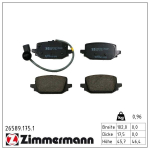 Piduriklotsi komplekt,ketaspidur ZIMMERMANN 26589.175.1