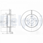 Piduriketas DELPHI BG3763