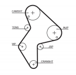 Hammasrihm GATES 5249XS