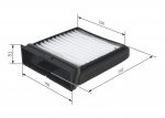 Filter,salongi&otilde;hk BOSCH 1 987 432 157