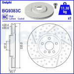 Piduriketas DELPHI BG9383C