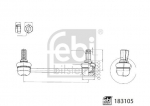 Stabilisaator,Stabilisaator FEBI BILSTEIN 183105