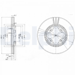 Piduriketas DELPHI BG3063