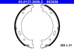 Piduriklotside komplekt,seisupidur ATE 03.0137-3056.2