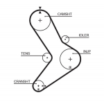Hammasrihm GATES 5334XS