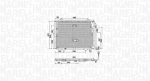 Kondensaator,kliimaseade MAGNETI MARELLI 350203945000