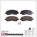 Piduriklotsi komplekt,ketaspidur ZIMMERMANN 23584.160.1