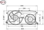 Ventilaator,mootorijahutus DENSO DER10009