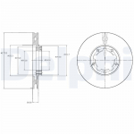 Piduriketas DELPHI BG4217