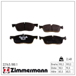 Piduriklotsi komplekt,ketaspidur ZIMMERMANN 22145.180.1