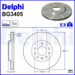 Piduriketas DELPHI BG3405