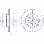 Piduriketas DELPHI BG4340