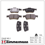 Piduriklotsi komplekt,ketaspidur ZIMMERMANN 23482.165.1