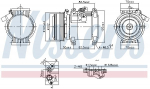Kompressor,kliimaseade NISSENS 891011