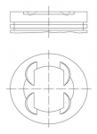 Kolvid MAHLE 681 PI 00109 001