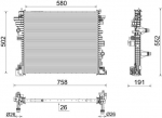 Radiaator,mootorijahutus MAHLE CR 2598 000P