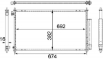 Kondensaator,kliimaseade MAHLE AC 467 001S