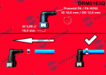 Voolik&uuml;hendus, k&uuml;tusevoolik Dr.Motor Automotive DRM0163Q