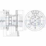 Piduriketas DELPHI BG9453