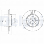 Piduriketas DELPHI BG2814