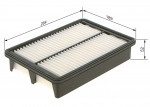&Otilde;hufilter BOSCH F 026 400 587