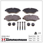 Piduriklotsi komplekt,ketaspidur ZIMMERMANN 29192.210.1