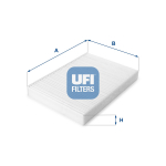 Filter,salongi&otilde;hk UFI 53.206.00