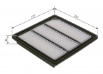 &Otilde;hufilter BOSCH F 026 400 407