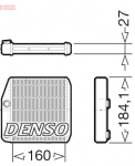 Soojusvaheti,salongik&uuml;te DENSO DRR09076