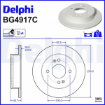 Piduriketas DELPHI BG4917C