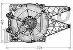 Ventilaator,mootorijahutus DENSO DER01030