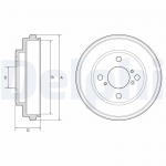 Piduritrummel DELPHI BF625