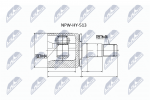 Liigendlaager, veov&otilde;ll NTY NPW-HY-513