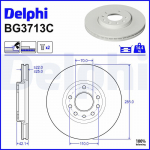 Piduriketas DELPHI BG3713C