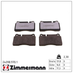 Piduriklotsi komplekt,ketaspidur ZIMMERMANN 24098.970.1