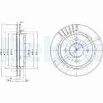 Piduriketas DELPHI BG2700