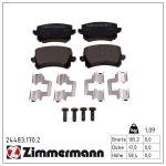 Piduriklotsi komplekt,ketaspidur ZIMMERMANN 24483.170.2