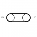Veepump + hammasrihmakomplekt CONTINENTAL CTAM CT704WP2PRO