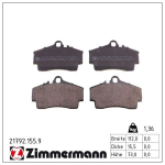 Piduriklotsi komplekt,ketaspidur ZIMMERMANN 21792.155.9