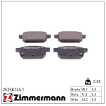 Piduriklotsi komplekt,ketaspidur ZIMMERMANN 25258.145.1
