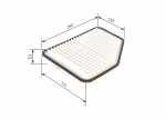 &Otilde;hufilter BOSCH F 026 400 162