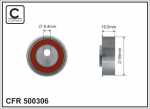 Seade-/juhtrull,hammasrihm CAFFARO 500306