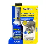 ATOMEX Complex oil treatment. Anti-smoke oil pressure enhancer with revitalizant (aluminum bottle 250 ml)
