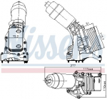 &Otilde;liradiaator,mootori&otilde;li NISSENS 91395