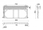 Radiaator,mootorijahutus MAHLE CR 2668 000P