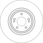 Piduriketas TRW DF6538S