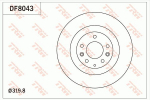 Piduriketas TRW DF8043