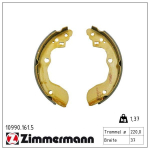 Piduriklotside komplekt ZIMMERMANN 10990.161.5